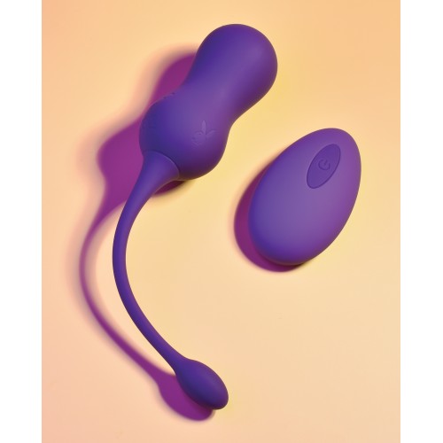 Playboy Pleasure Double Time Kegel Balls - Acai