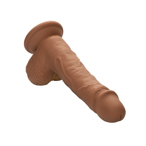 Studs Dual Density Silicone 5" Dildo - Brown