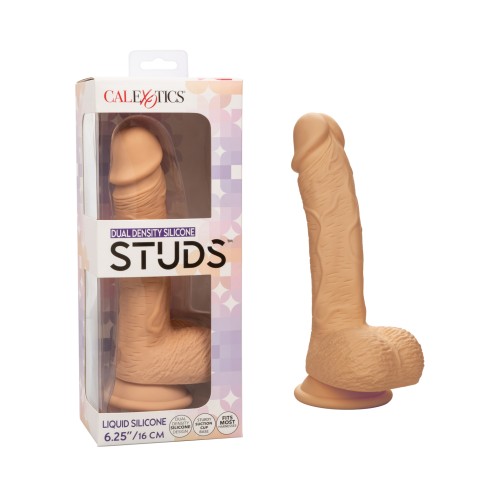 Studs Dual Density Silicone Dildo Ivory