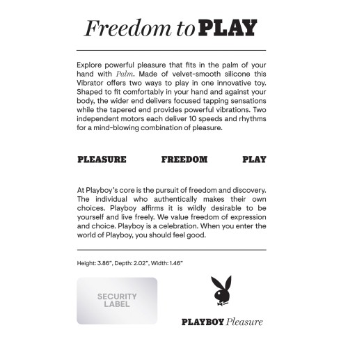 Playboy Pleasure Palm Vibrator