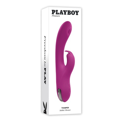 Playboy Pleasure Thumper Rabbit Vibrator Wild Aster