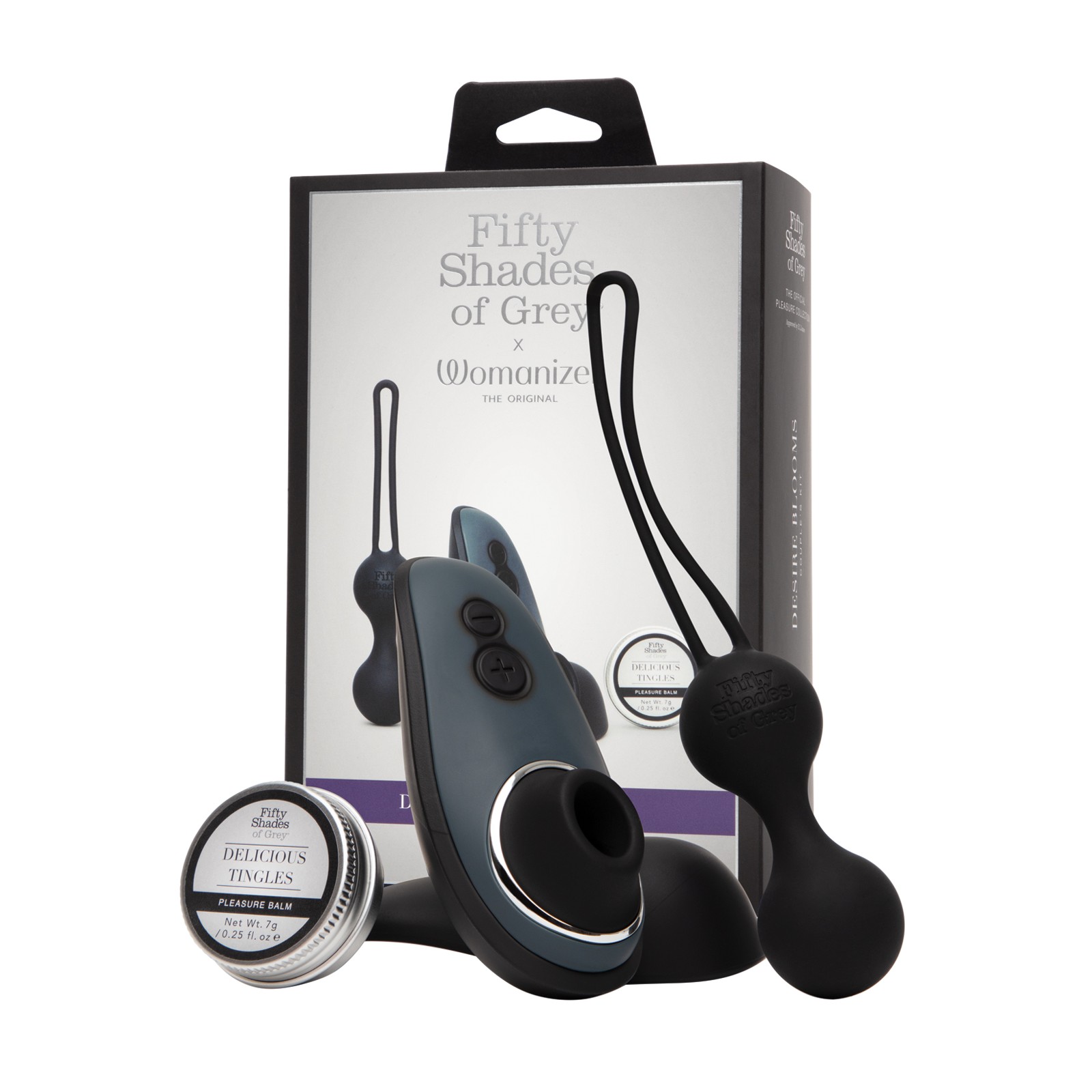 Fifty Shades of Grey Womanizer Desire Blooms Kit