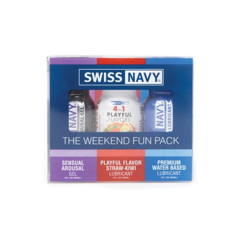 Pack de Diversión de Fin de Semana Swiss Navy - 3 oz