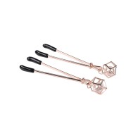 Adjustable Brat Pearl Nipple Clips for Sensual Play