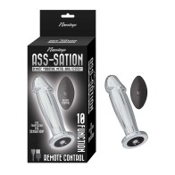 Remote Control Vibrating Metal Anal Plug - Ass-sation