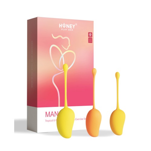 Set de Bolas Kegel Mango Tropical - Mejora la Salud Pélvica