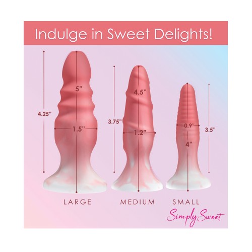 Set de Plug Anal de Silicona Simply Sweet - Curve Toys