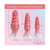 Set de Plug Anal de Silicona Simply Sweet - Curve Toys