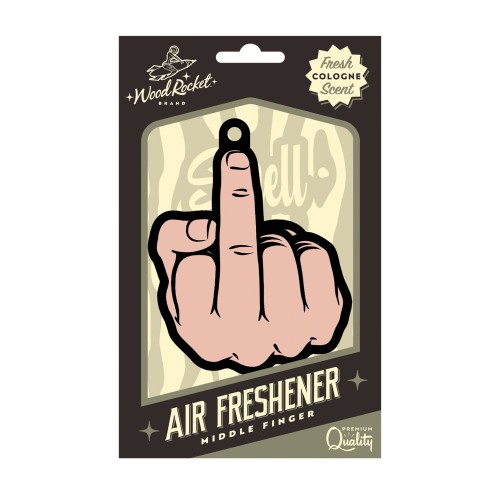 Middle Finger Peach Air Freshener