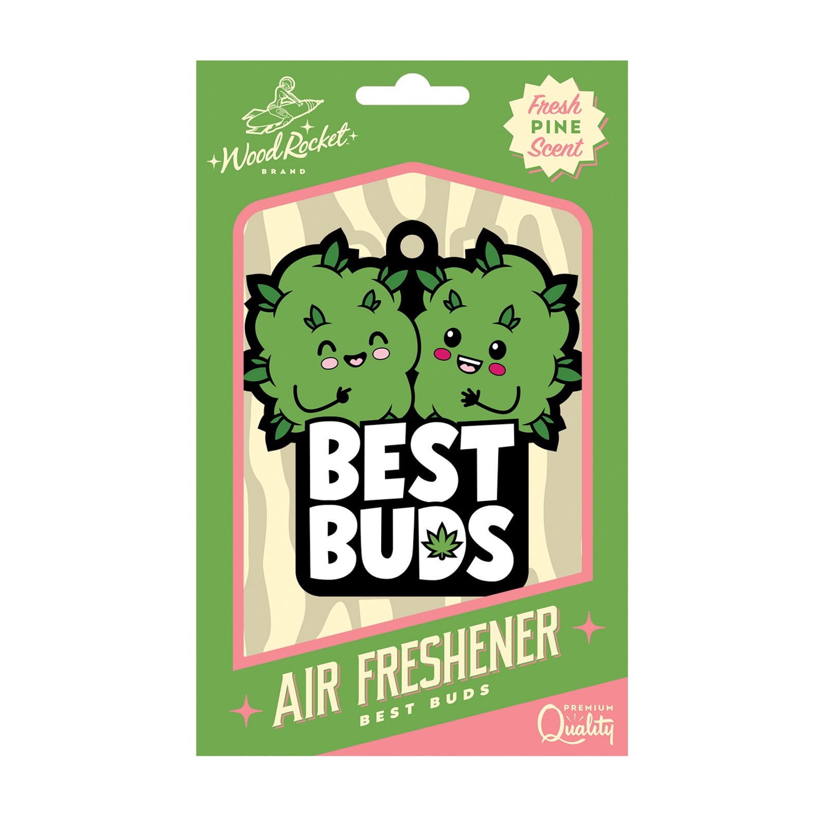 Wood Rocket Best Buds Pine Air Freshener - Freshen Up Your Space