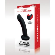 Dildo WhipSmart Heartbreaker 7" - Negro/Rojo