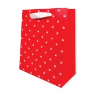 Polka Pot Gift Bag Red White