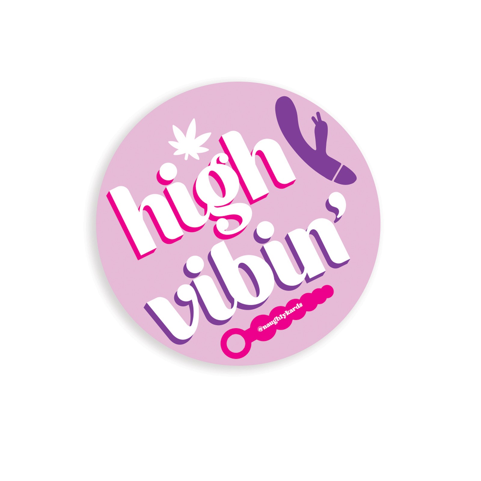 High Vibin' 420 Sticker - Pack of 3