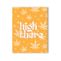 Tarjeta de Felicitación High There 420 para Amantes del Cannabis