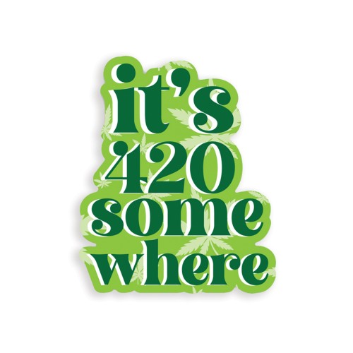 420 Somewhere Sticker Pack - Fun Designs