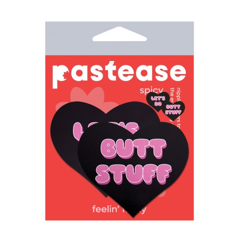 Pastease Premium Heart Nipple Pasties Let's Do Butt Stuff