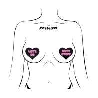 Pastease Premium Heart Nipple Pasties Let's Do Butt Stuff