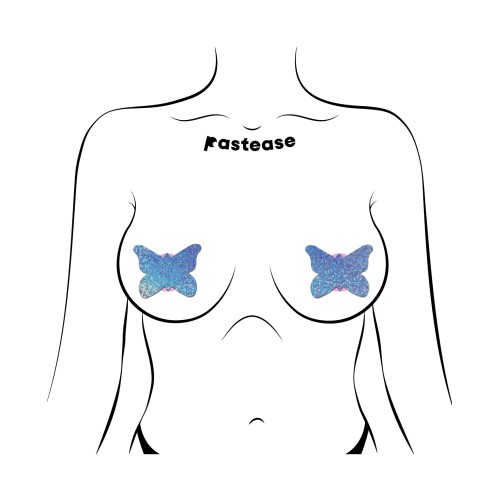 Pastease Premium Glitter Butterfly Blue