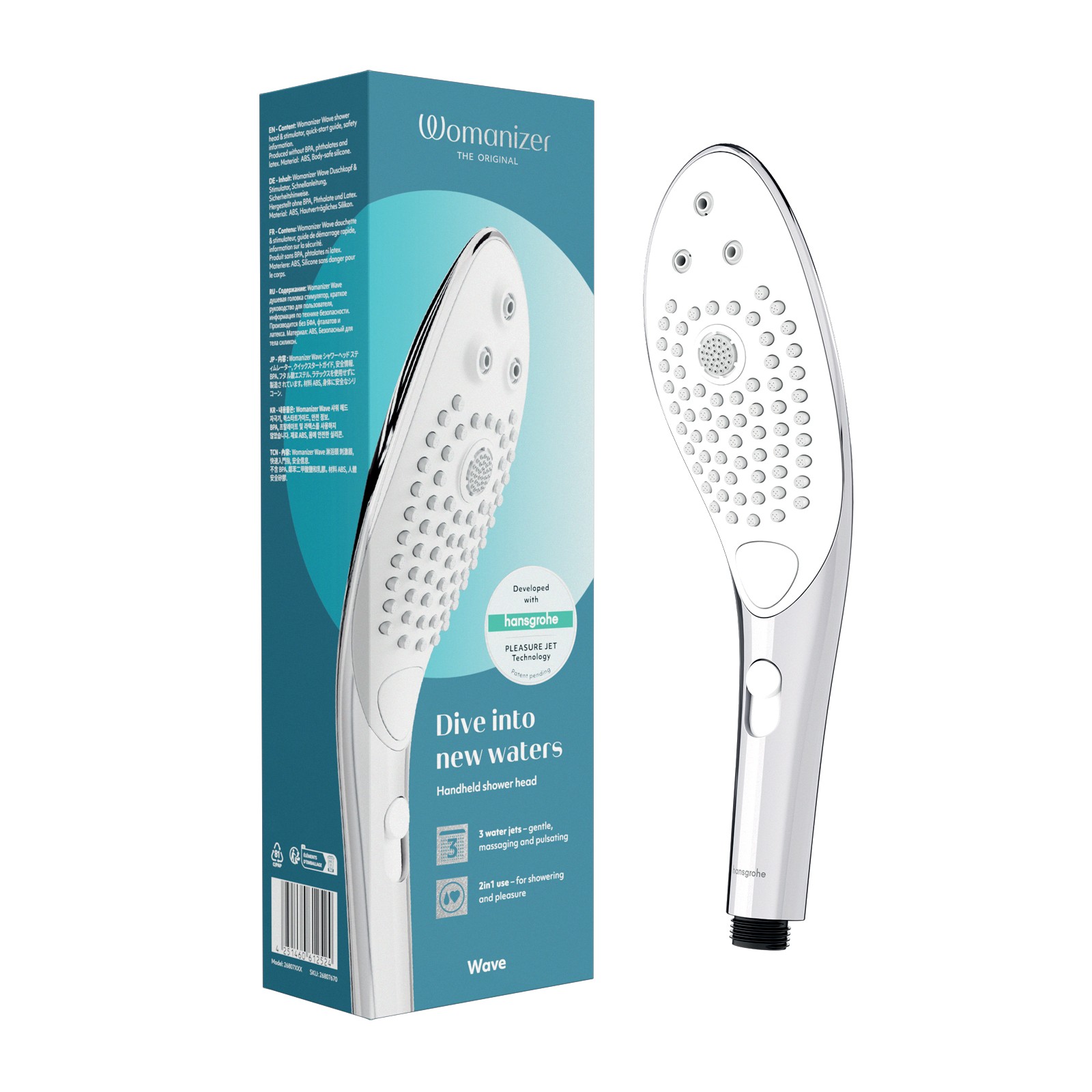 Womanizer Wave Chrome Shower Head