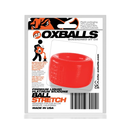 Oxballs Ball T Stretcher Red Silicone