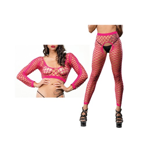 Mallas Crotchless Naughty Girl para Noches Juguetonas