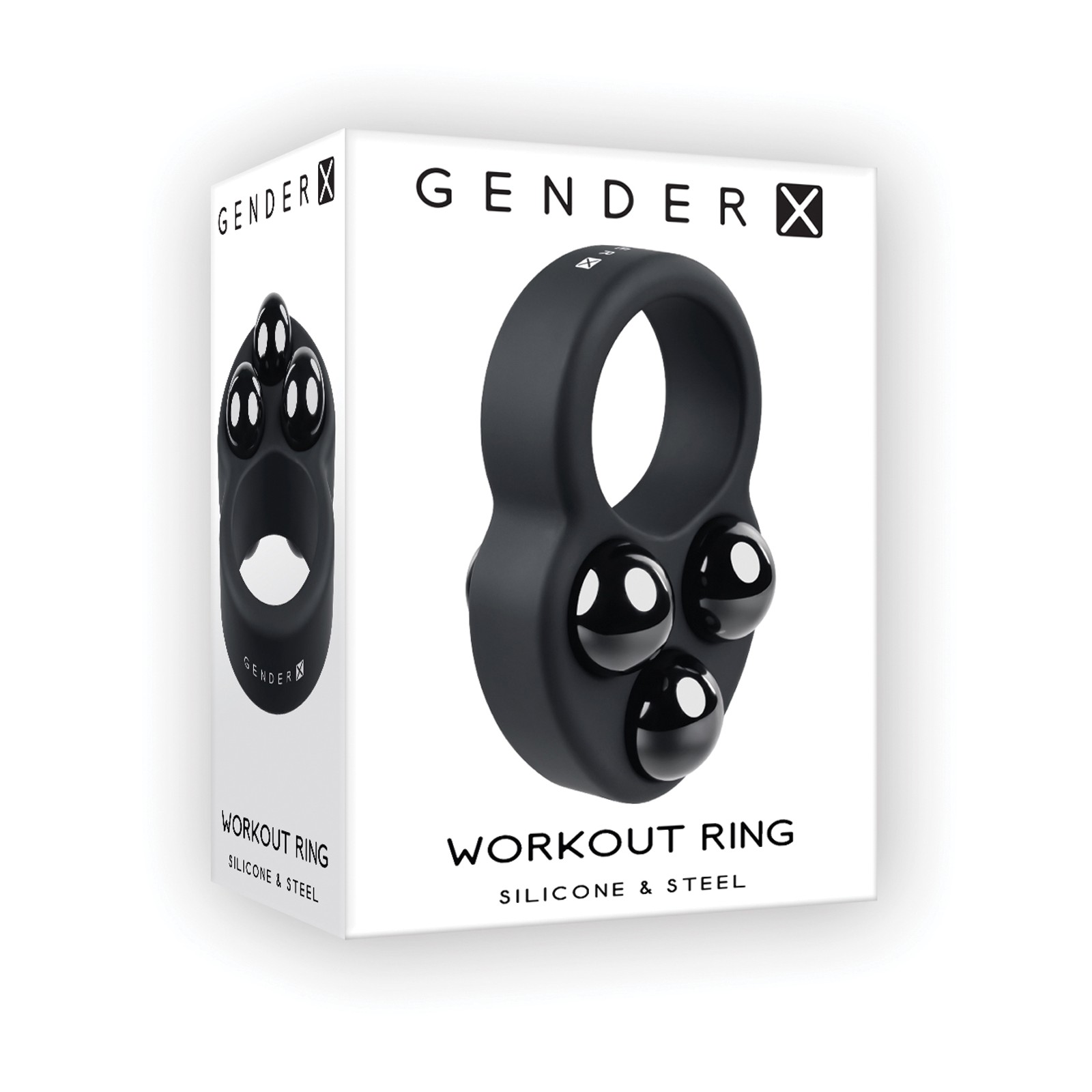 Gender X Black Workout Ring for Pleasure