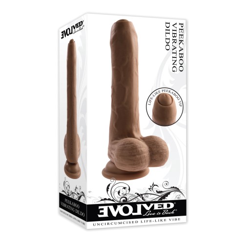 Dildo Vibrador Peek A Boo Oscuro