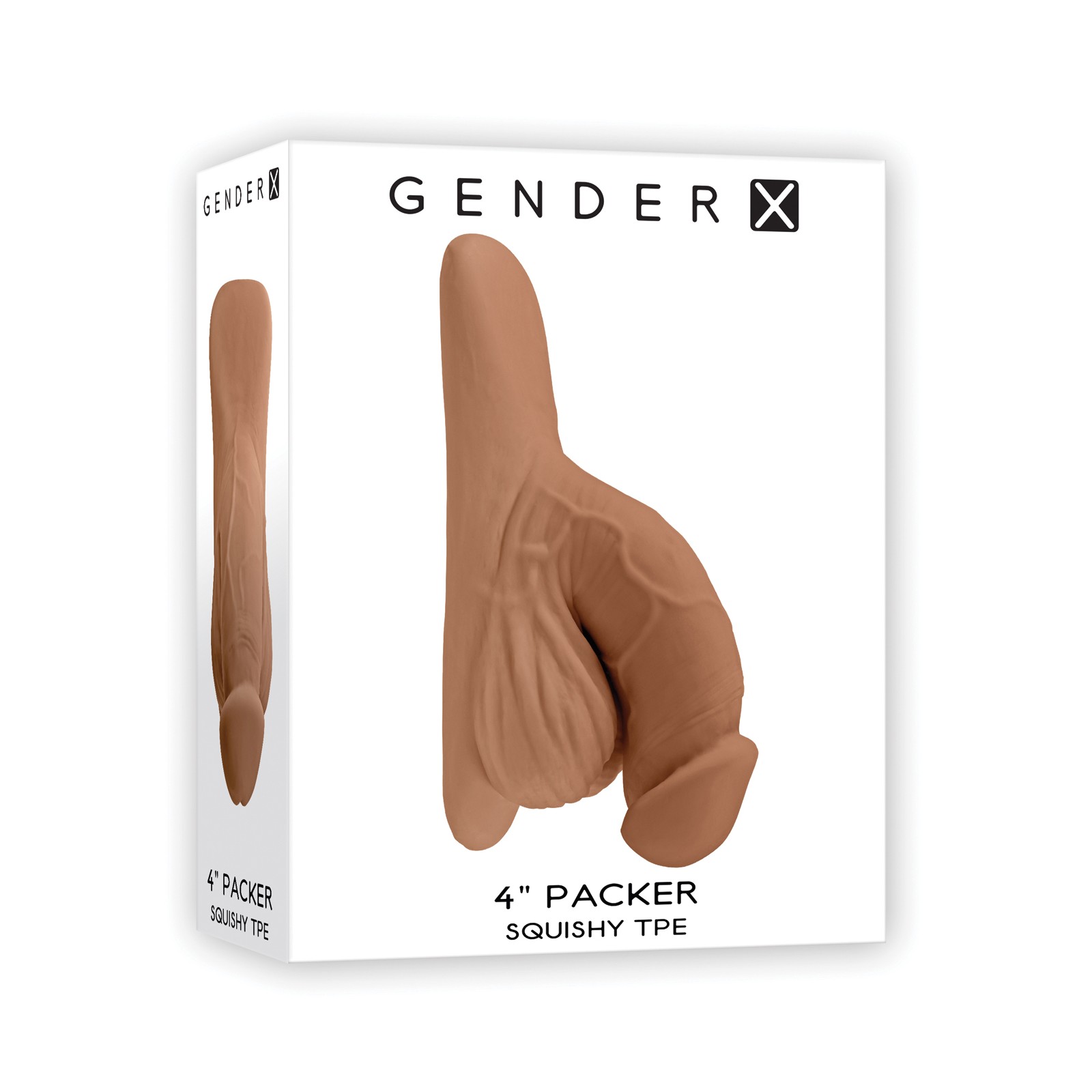 Gender X 4 Inch Realistic Packer in Tan