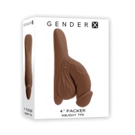 Gender X 4" Packer - Dark