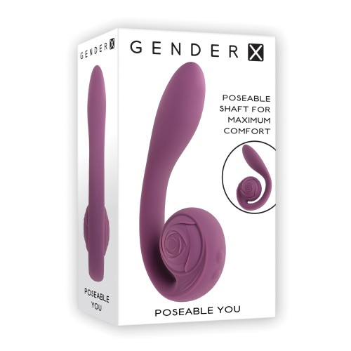 Gender X Poseable Vibrating Toy for Pleasure