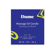 Dame Massage Oil Candle Wild Lust