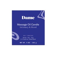 Dame Massage Oil Candle Melt Together