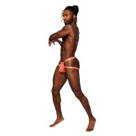 Rude Awakening Mesh Ring Jock - Neon Orange