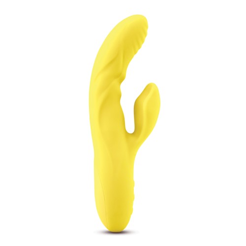 Kiah Turbo Boost & Heating Dual Stim Rabbit - Yellow