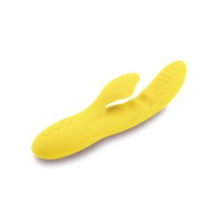 Kiah Turbo Boost & Heating Dual Stim Rabbit - Yellow