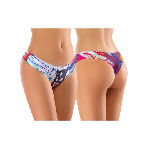 Mememe Cabal Freya Printed Thong - XL