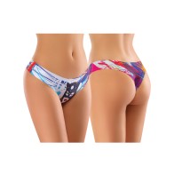 Mememe Cabal Freya Printed Thong - XL