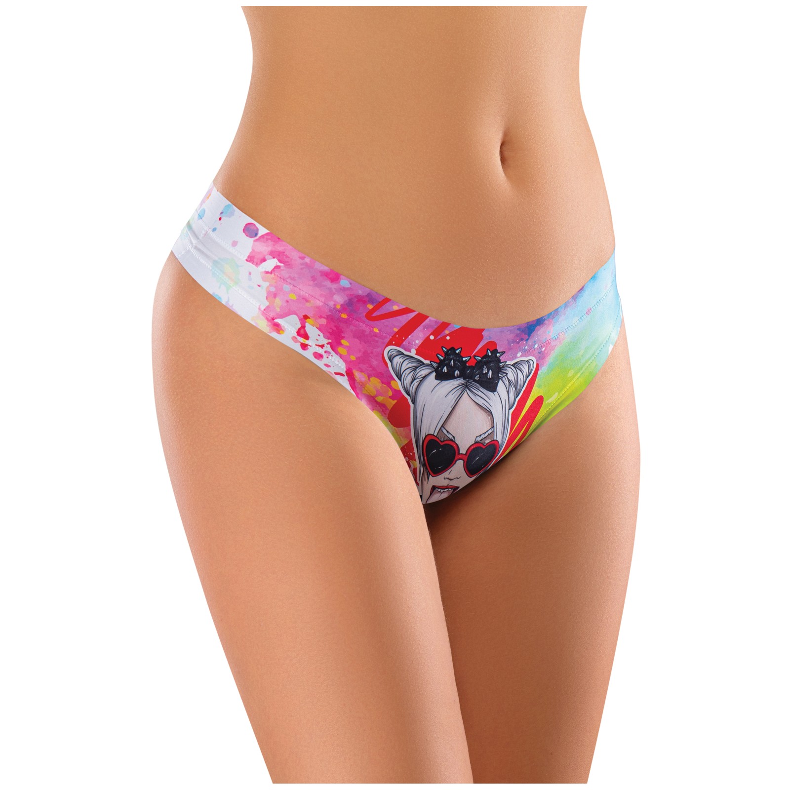 Mememe Cabal Jade Printed Thong for Comfort