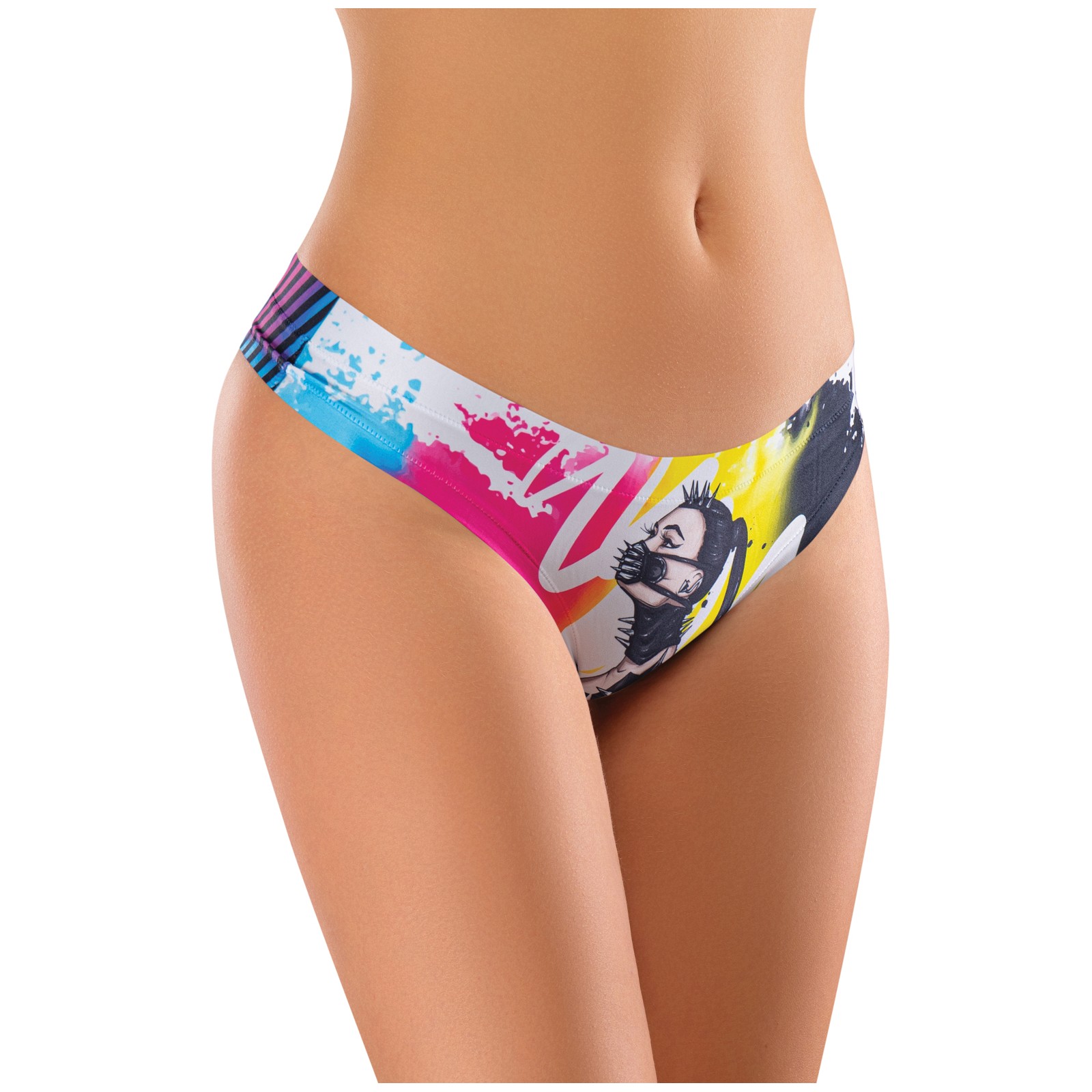 Mememe Cabal Margot Printed Thong Medium Second Skin Feel