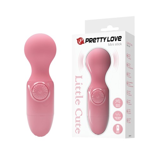 Vibrador Mini Pretty Love Pequeño y Cute Rosa Brillante