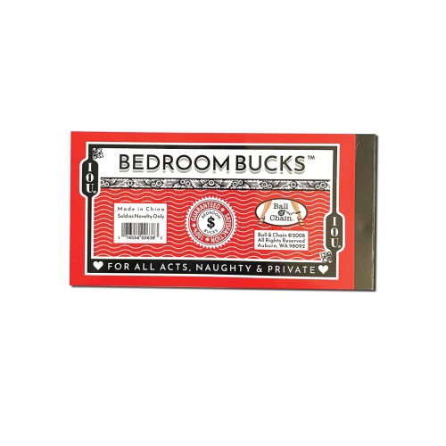 Bedroom Bucks I.O.U.