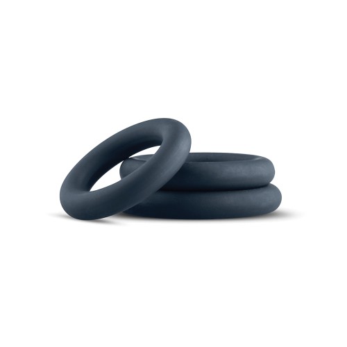 Set de 3 Cock Rings Boners - Negro