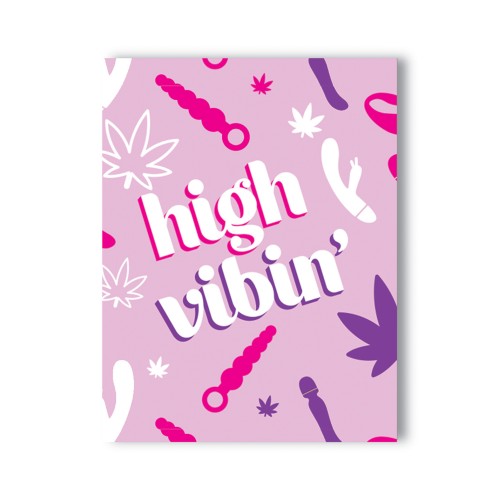 Tarjeta de Felicitación High Vibes 420 para Ocasiones Especiales