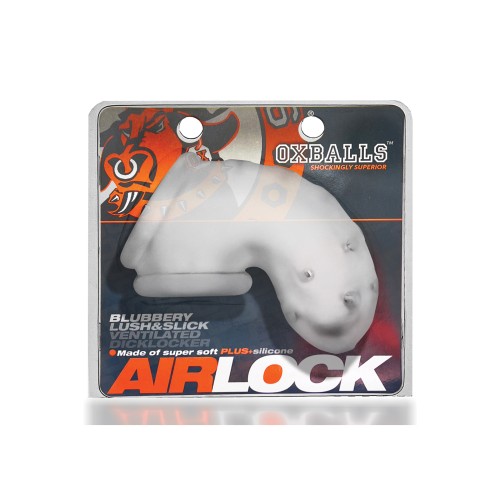 Oxballs Airlock Air-Lite Vented Chastity Clear Ice