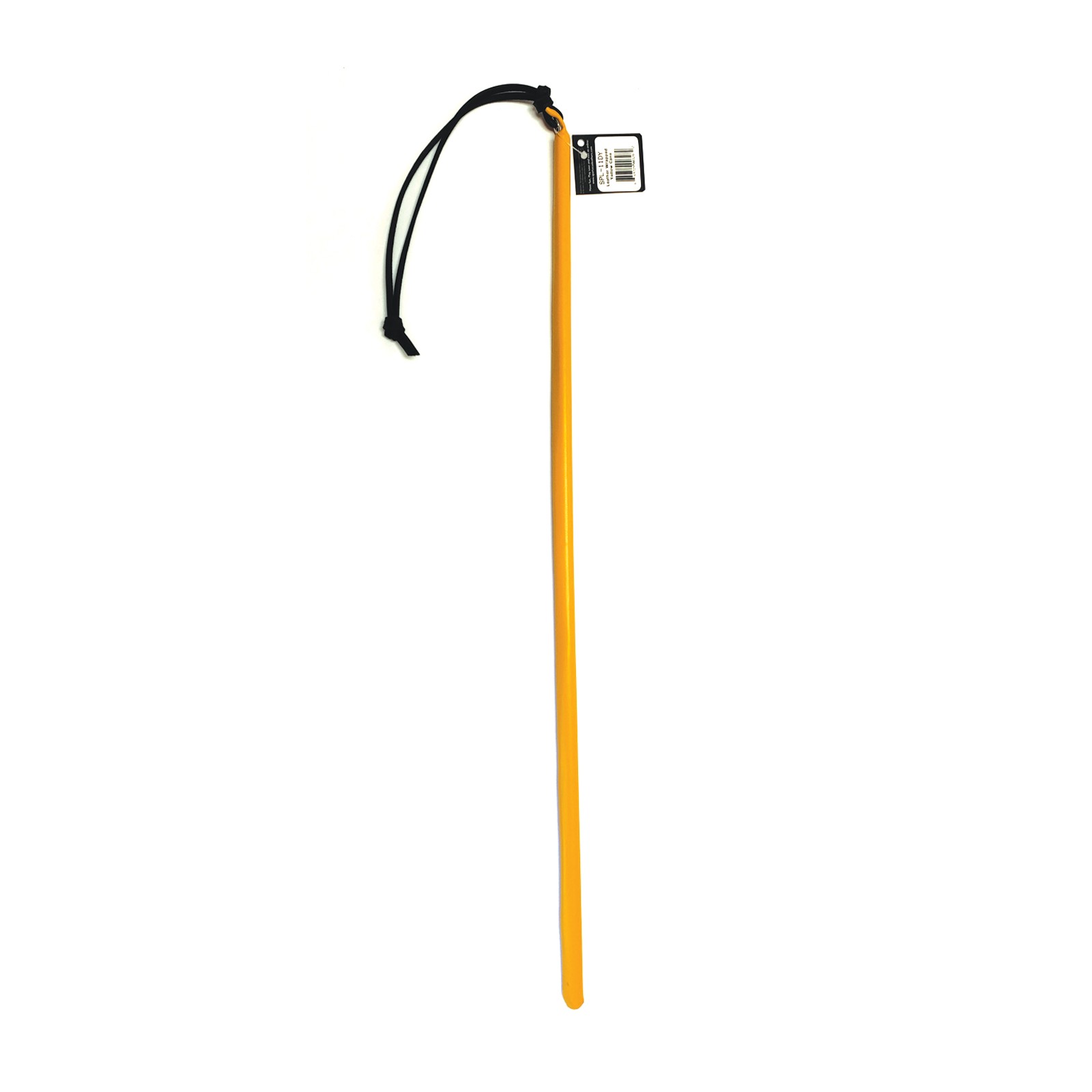 Spartacus Leather Wrapped Cane 24 Inch Yellow