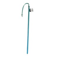 Spartacus 24 Inch Leather Wrapped Cane Baby Blue