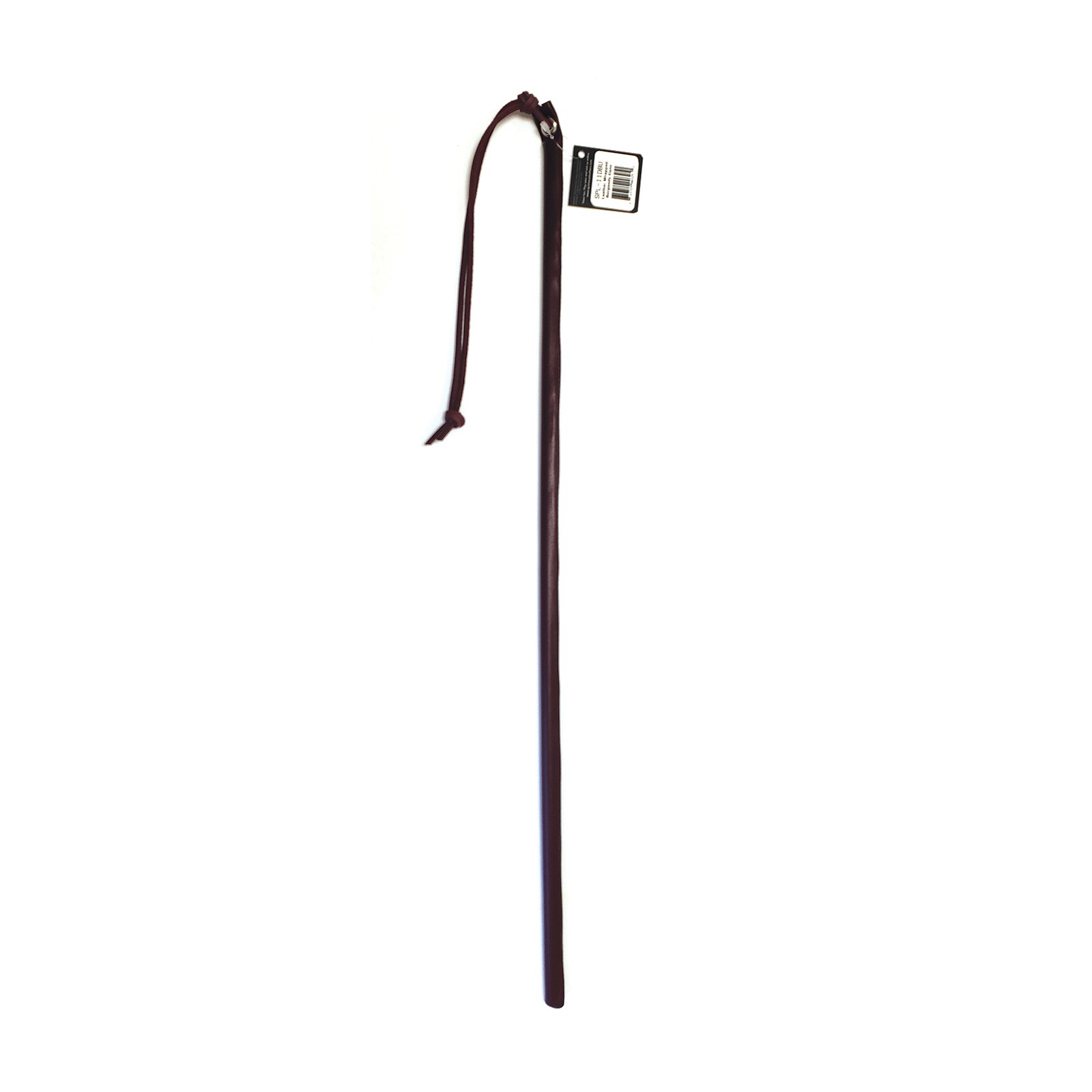 Spartacus Leather Wrapped Cane Burgundy