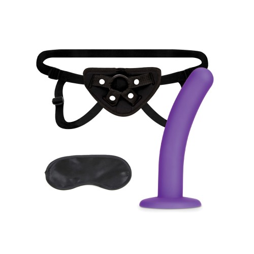 Lux Fetish 5" Dildo Strap-On Harness Set