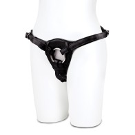 Lux Fetish Strap-On Harness Black Adjustable