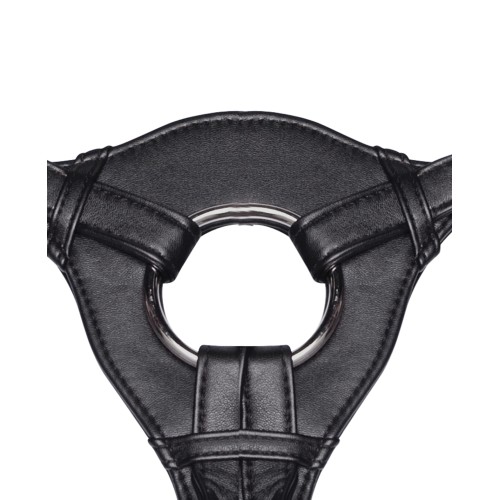 Lux Fetish Strap-On Harness Black Adjustable